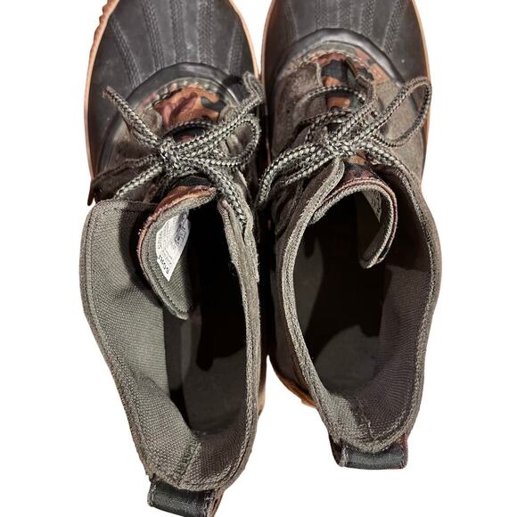 Sorel Out N About Duck Boots Women’s Size 8.5 Green Camo Waterproof NL3391-326 - Picture 5 of 8